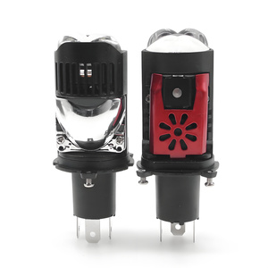 Fari a Led per ventilatore Y10 per auto H4 <span class=keywords><strong>luce</strong></span> a Led 100W 10000LM anabbagliante Fanless H4 LED Mini proiettore per auto faro a Led - Product Image 2