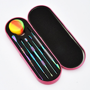Juego de 5 Piezas de Empujadores de Cutículas de Acero Inoxidable de Doble Cara, Herramientas de Manicura con Empujador de Cutículas Colorido - Product Image 1