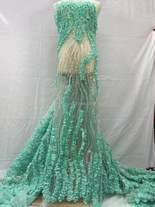 Motivo especial Cuentas de lentejuelas Hatue Couture Lace Faric en color especial - Product Image 2