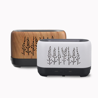 Humidificateur ultrasonique multicolore à led, diffuseur de parfum de flamme, 200ml