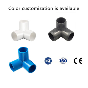 Đầy đủ đặc điểm kỹ thuật sch40 góc 3 cách khuỷu tay PVC Doanh nối phụ kiện đường ống dẫn nước ống tròn - Product Image 6