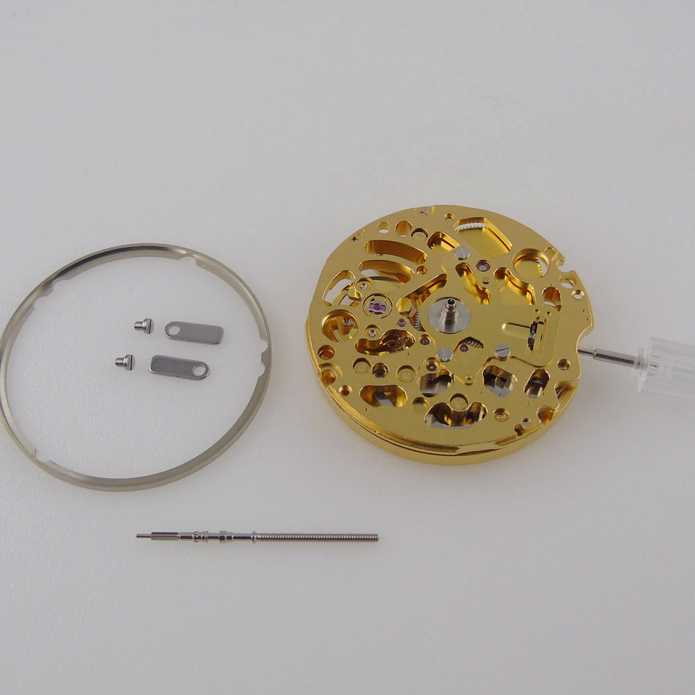 NH71 NH71A Skeleton Automatic Mechanical Movement 24 Jewels