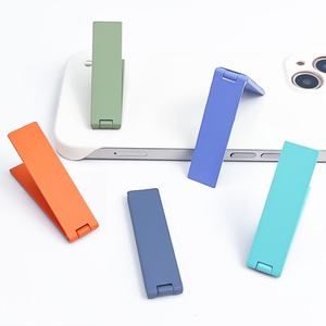Ultra Thin Mini Metal Folding Mobile <b>Phone</b> <b>Holder</b> Alloy Invisible Portable <b>Phone</b> Kickstand Bracket Desktop <b>Phone</b> <b>Holder</b> <b>Stand</b> - Product Image 2