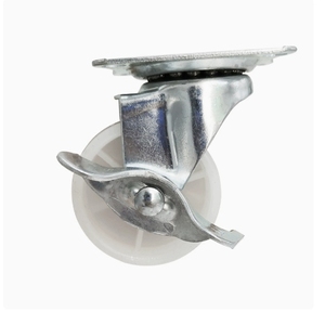 Roues à roulettes industrielles légères en polyuréthane de 2 pouces, filetage M8 de 2,5 pouces, <span class=keywords><strong>nylon</strong></span> de 3 pouces, capacité de charge de 100 kg, rouleau à billes - Product Image 4