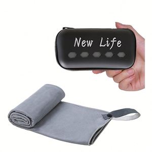 Serviettes de sport en microfibre à séchage rapide, logo personnalisé, pour le sport, les voyages et la remise en forme - Product Image 1