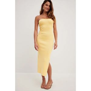 Nuevo Producto: Vestido Sexy Ajustado sin Espalda para Mujer, Vestido Sólido sin Tirantes - Product Image 2