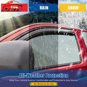 Déflecteurs de pluie et de soleil pour Toyota Tacoma 05-15, cabine étendue, installation dans le canal de la fenêtre - Product Image 5