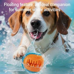 Giocattolo per Cani Luminoso al Buio, Palla Interattiva Dispensatrice di Snack, Giocattolo Galleggiante per Acqua per Cani Aggressivi - Product Image 2