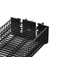 Panier de rôtissoire robuste en acier inoxydable grande capacité, cage de grillade roulante pour légumes, poisson, ailes et viande