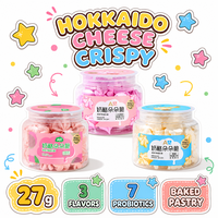 7 Biscuits croustillants aux probiotiques actifs, au yaourt et aux fruits, cuits, non frits, collation saine pour enfants, 27g