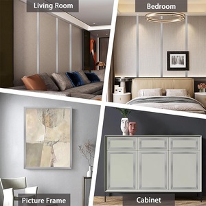 Molduras Modernas Autoadhesivas de Acero Inoxidable, Tiras Planas para Azulejos, Protector de Bordes de Pared para Muebles, Armarios y Construcción - Product Image 4