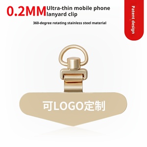 Junta de tarjeta de cordón antipérdida para teléfono móvil de Metal giratorio 360, correa de cordón colgante para teléfono desmontable, parche, almohadilla de sujeción - Product Image 3
