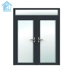 ドアと窓の安全ドアデザイングリル付きメインデザインガラストイレドア価格6年保証付き