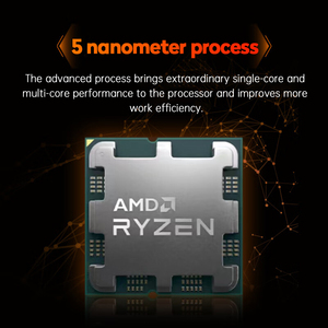 ซีพียู R9 7900X ใหม่ 100% 5 นาโนเมตร 16 คอร์ 32 เธรด 4.5GHz เมนบอร์ด AM5 ซีพียูสำหรับเล่นเกม คอมพิวเตอร์เกมมิ่ง โปรเซสเซอร์ AMD R9 7900X CPU AMD R9 - Product Image 5
