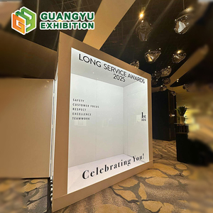 Cabina de Fotos Personalizada Tipo Revista para Bodas y Eventos, Pvc-magazine-photo-booth-box, Plegable, Iluminación LED RGB de 360 Grados, Estilo <span class=keywords><strong>Vogue</strong></span> - Product Image 2