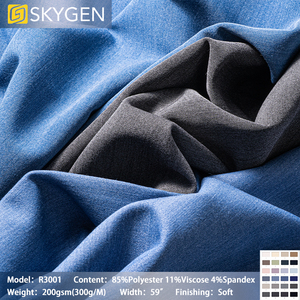 Terapista uniforme 4 vie elasticizzato poliestere Rayon Spandex tessuto medico per dentista scrub uniformi - Product Image 2