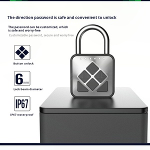 <span class=keywords><strong>Cadenas</strong></span> intelligent en alliage de zinc et acier inoxydable, étanche IP67, connectivité extérieure, <span class=keywords><strong>cadenas</strong></span> intelligent - Product Image 2