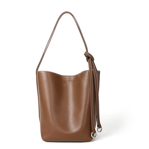 Sac seau à cordon personnalisé ODM en cuir PU souple, sac à bandoulière pour marques - Product Image 3