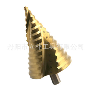 <b>Step</b> <b>Drill</b> Bit 6-65mm 13 <b>Step</b> Titanium Plated Hex Shank Spiral Flute Counterbore <b>Drill</b> For Metal Wood Plastic - Product Image 5