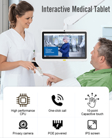 Tablette de soins de santé 10.1 pouces support mural Android hôpital médical médecins bureaux poignée d'appel affichage numérique tablette Pc