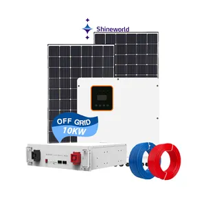 Shineworld Chinese Suppliers 10Kw Energy Kit Power Hybrid Solar Photovoltaic Complete System