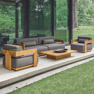 <span class=keywords><strong>Canapé</strong></span> d'Extérieur <span class=keywords><strong>en</strong></span> Alliage d'Aluminium, Mobilier <span class=keywords><strong>de</strong></span> <span class=keywords><strong>Jardin</strong></span> et <span class=keywords><strong>de</strong></span> Cour Tout Temps, <span class=keywords><strong>en</strong></span> Bois Imperméable et Anti-UV - Product Image 3