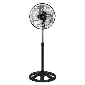 Ventilador telescópico de 10 pulgadas, aparato de ventilación de pie plegable con altura ajustable, venta al por mayor