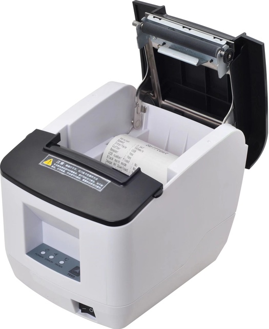 Fashion Design Thermal Receipt Printer 3 Inch 80mm Thermal Printer Support Wall-mounted Inkless Thermal Receipt Bill Pos Printer