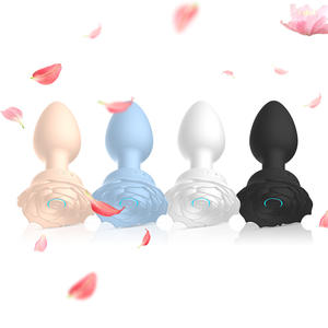 Delove Ferngesteuerter Vibrierender Analplug APP-Steuerung Analmassagegerät Rose Analplugs Sexspielzeug für Männer und Frauen - Product Image 4