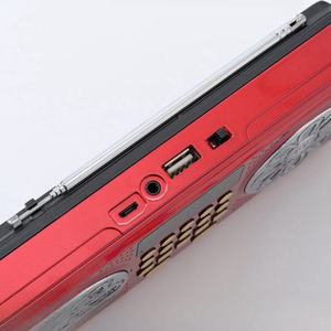 Portable Factory FM AM Radio BT <b>Speaker</b> MP3 Player <b>USB</b> TF Card Slot Dual <b>Speaker</b> Digital Display Rechargeable Outdoor Home Audio - Product Image 2