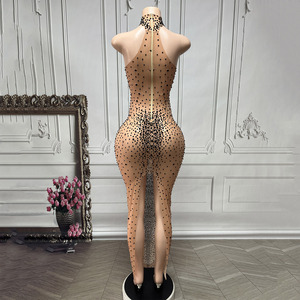 Novance Y4434 Produits en gros en vrac Robe de cocktail sexy sans manches pour femmes Tenues de club de luxe Photographie artistique - Product Image 3