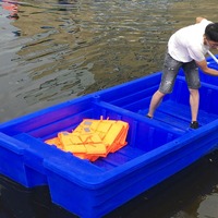 Bateau en plastique LLDPE double couche épaissi 400x143x42cm pour la pêche et le nettoyage – Vente en gros usine