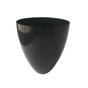 Contemporary black metal in piedi vaso di decorazione