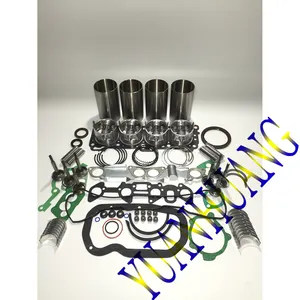 4ZE1 engine rebuild kit addebbitato pieno guarnizione della valvola kit PER ISUZU 4ZE1 fodere pistone & anelli rondella cuscinetto del cilindro del motore