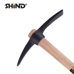 SHIND 94713 400G Outils de jardinage de bonne qualité, pioche de jardin, fer solide et dur, petite pioche avec manche en bois - Product Image 5