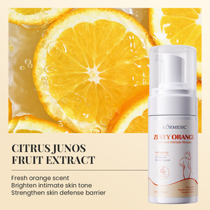 Kormesic 100ml Mousse Nettoyante Intime Probiotique Rose Agrumes pour Femme – Soins d'Hygiène Intime Naturelle pour la Santé Féminine - Product Image 5