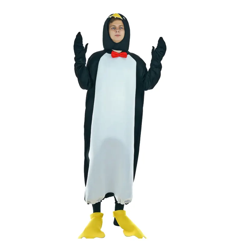 Mono de pingüino animado para adulto, disfraz de fiesta de halloween, Cosplay
