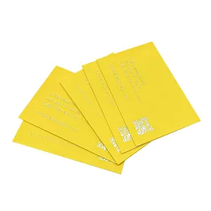 Eco-friendly Custom Luxury Gold Foil Logo Printing Business Cards With Your Own Design