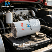Filtro de Combustible Personalizado al por Mayor, Filtro de Diésel FF185 P557440 BF970 para Motor de Camión de Uso Pesado