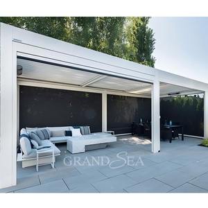 Pérgola de Aluminio para Exteriores, Toldo para <span class=keywords><strong>Patio</strong></span>, Gazebo Eléctrico para Jardín, Terraza, Impermeable, Bioclimática, con Techo Motorizado Automático - Product Image 2
