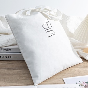 Customized Logo Printed Shopping Bag Reusable Grocery Gift Packaging Shopping Tote Bag Canvas Bag