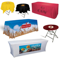 Nappes rectangulaires extensibles en polyester de 6 pieds pour fêtes, salons professionnels, banquets, mariages, nappes pour événements