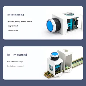 Công nghiệp đường sắt gắn Bracket với PVC Áo khoác cho 22 Mét la38 lay37 nút chuyển đổi âm thanh video cáp cài đặt khung khung - Product Image 4