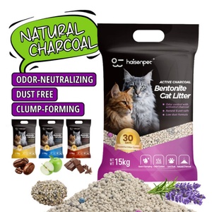 Free Samples Arena Para Gatos Factory 99% Dust-Free Activated Charcoal Extreme Odor Elimination Bentonite <b>Cat</b> Litter Sand - Product Image 1