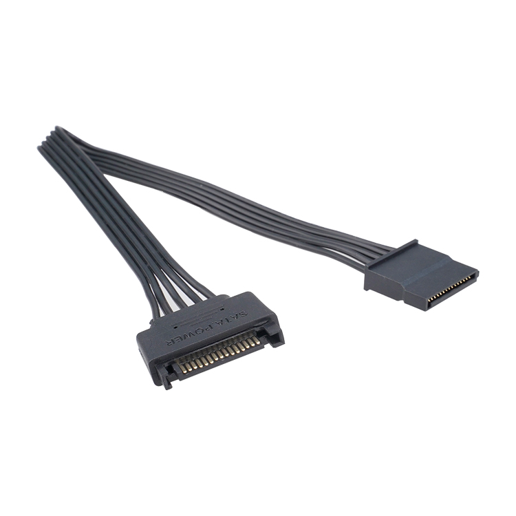 Scondar (15 контактов жесткого диска SATA HDD мужского и женского пола удлинитель Разъем компьютерные кабели питания шнур питания 15 P адаптер