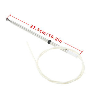 Antenne radio de voiture pour Toyota Land Cruiser Lexus LX470 86337-60151, en acier inoxydable, 50 Ohms, argent - Product Image 5