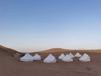 Tente cloche gonflable sans configuration, en tissu Oxford, 4 saisons, coupe-vent, yourte pop-up avec cheminée, pour le glamping