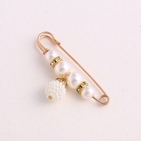 Pin Dekorasi Pernikahan Grosir, Pin Fashion Mutiara, Penjepit Pinggang, Bros untuk Perlindungan, Hadiah Perhiasan, Pin Pembawa Keberuntungan