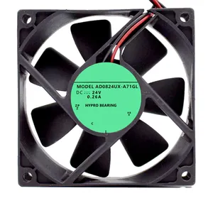 AD0824UX-A71GL-ventilador de refrigeración DC24V 0.26A, novedad, 8025