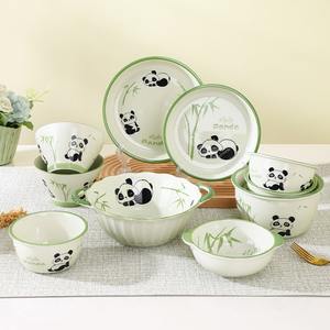 Набор керамической посуды для панды - Product Image 1